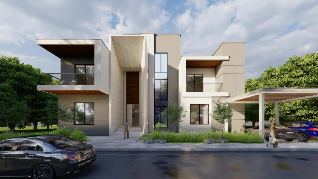 G+1+R Luxury Villa premium interior design